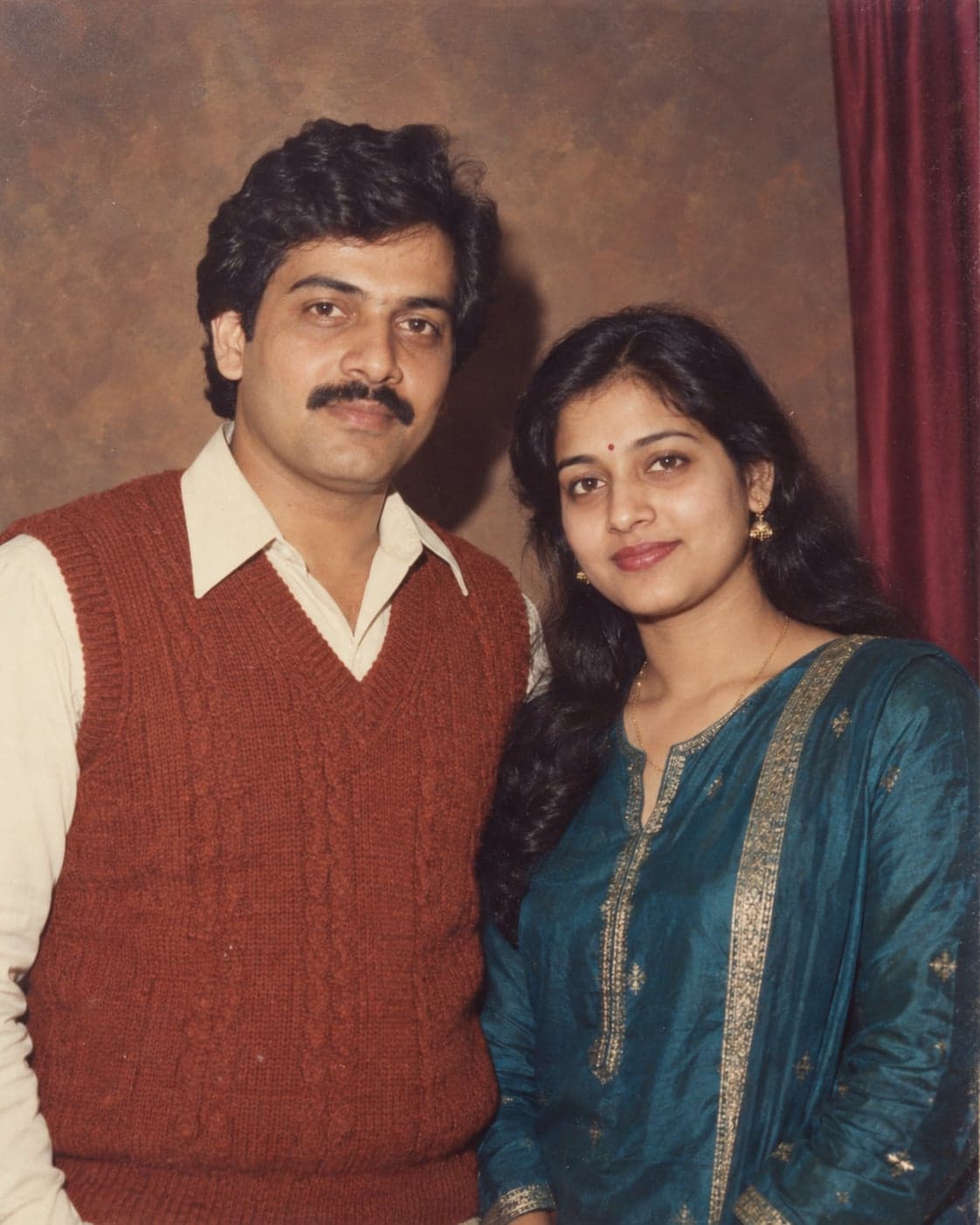 Example result for 80s Couple Photo Prompt